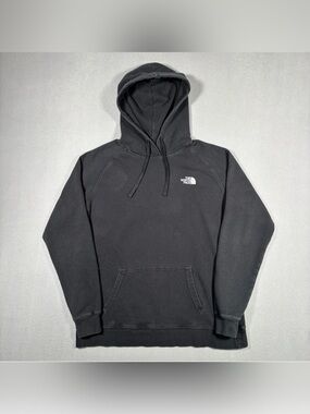 The North Face Sweatshirt Hoodie Women Large Black Never Stop Exploring Graphic